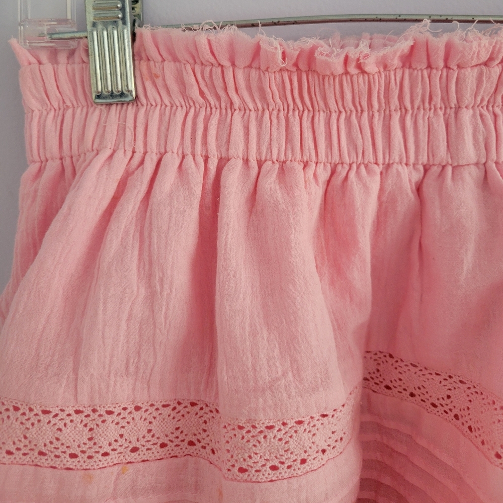 Day+Moon Pink Ruffle Mini Skort - Picture 3 of 4